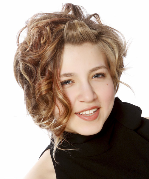 Casual Half Up Half Down Chin-Length Loose Waves