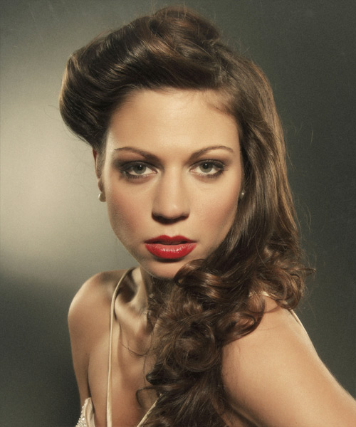 Soft Half Up Half Down Hairstyle With French Roll