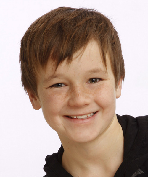 Short Straight    Caramel Brunette   Hairstyle for Men