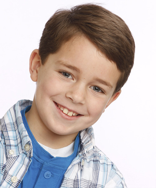 Short Straight    Brunette   Hairstyle for Men