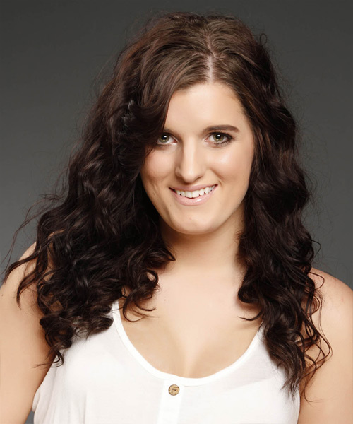 Long Casual Mocha Brown Waves