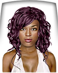 Darkest violet hair color