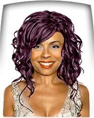 Darkest violet hair color