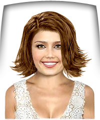 Auburn brown hair color