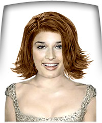 Auburn brown hair color