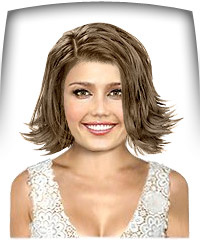 Light hazelnut brown hair color